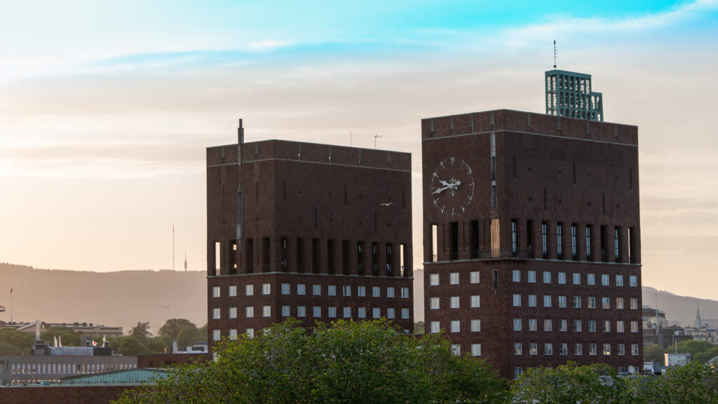 Oslo city hall at day