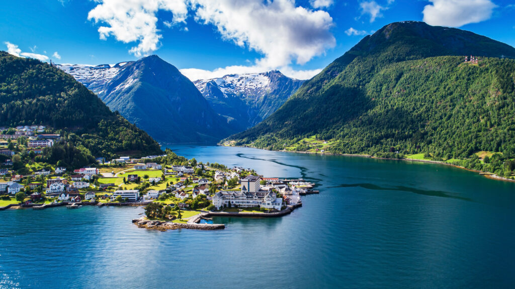 Balestrand. The administrative centre of Balestrand Municipality in Sogn og Fjordane county, Norway.