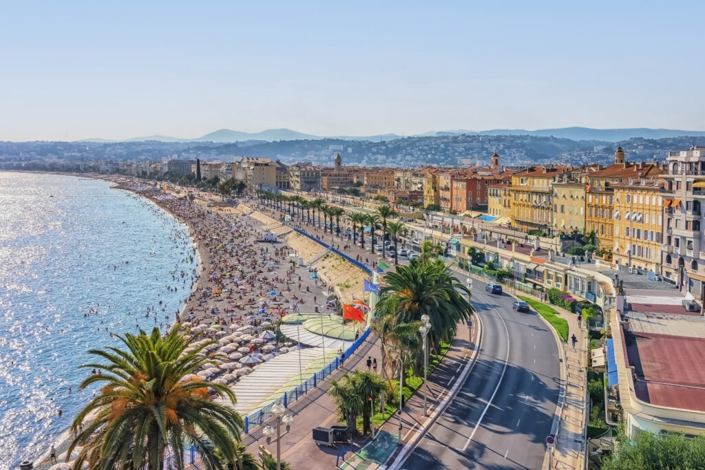 City of Nice viewed from high up