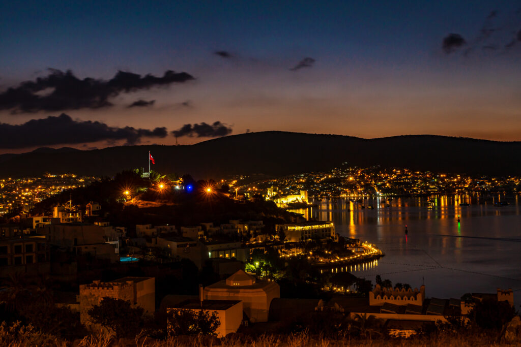 It's morning in Bodrum city