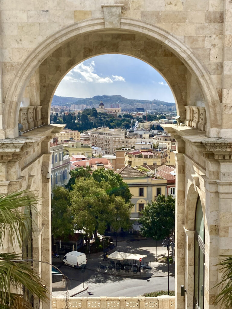 Italy - Sardaigne- Cagliari - view from bastion