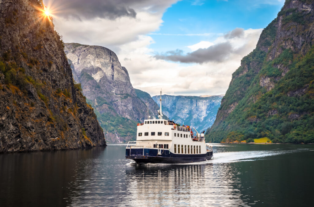 View of Sognefjord, one of the most beautiful fjords in Norway