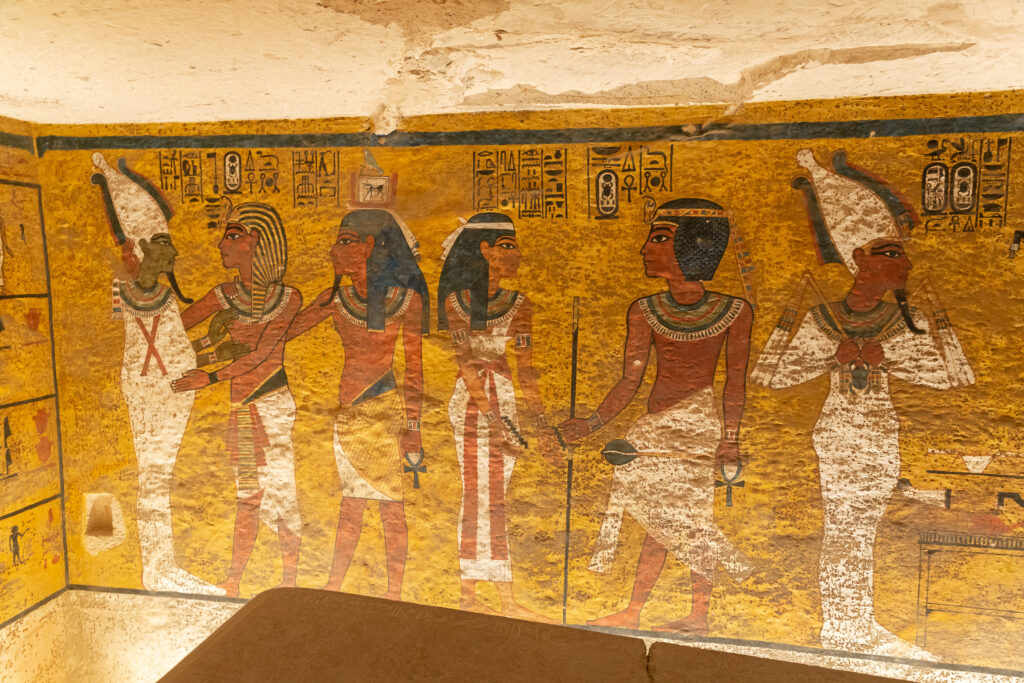 Tomb of pharaoh Tutankhamun in Valley of the Kings, Luxor, Egypt