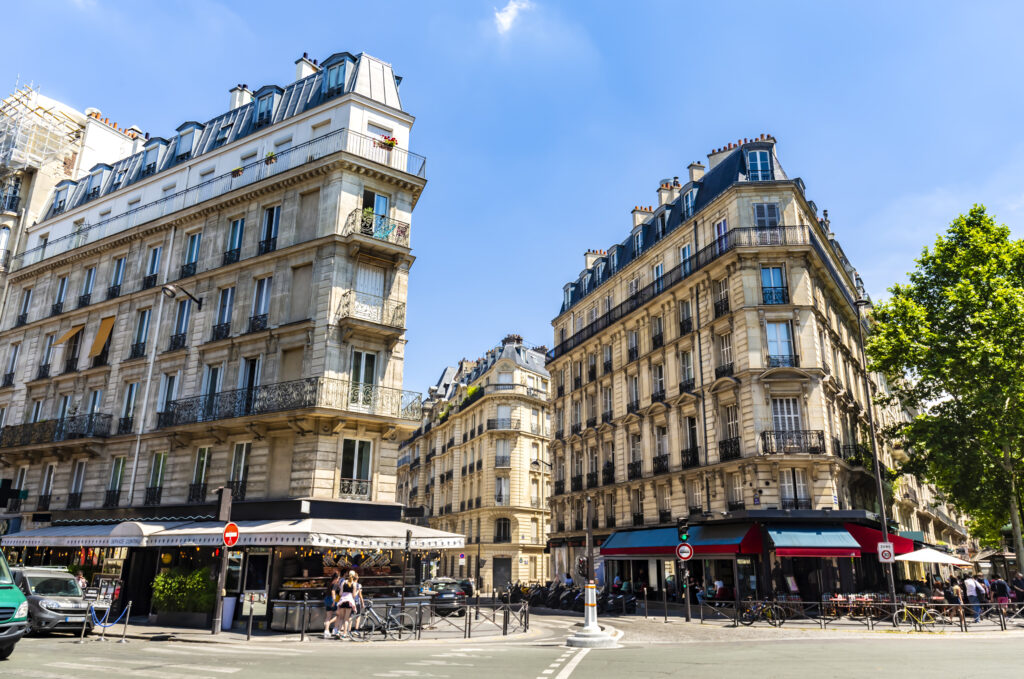 Old houses in Paris