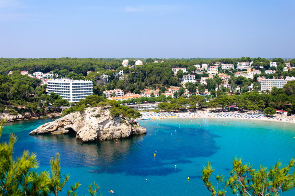 Cala Galdana beach, Island of Menorca, Balearic Islands, Spain