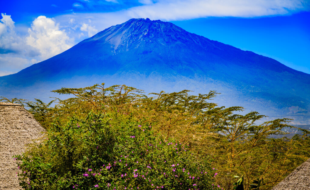 Mount Meru is a volcano in Tanzania.