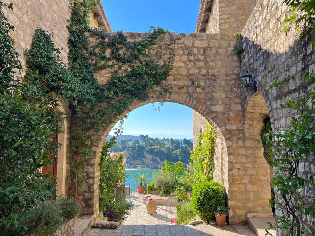 Ancient street in old town of Ulcinj